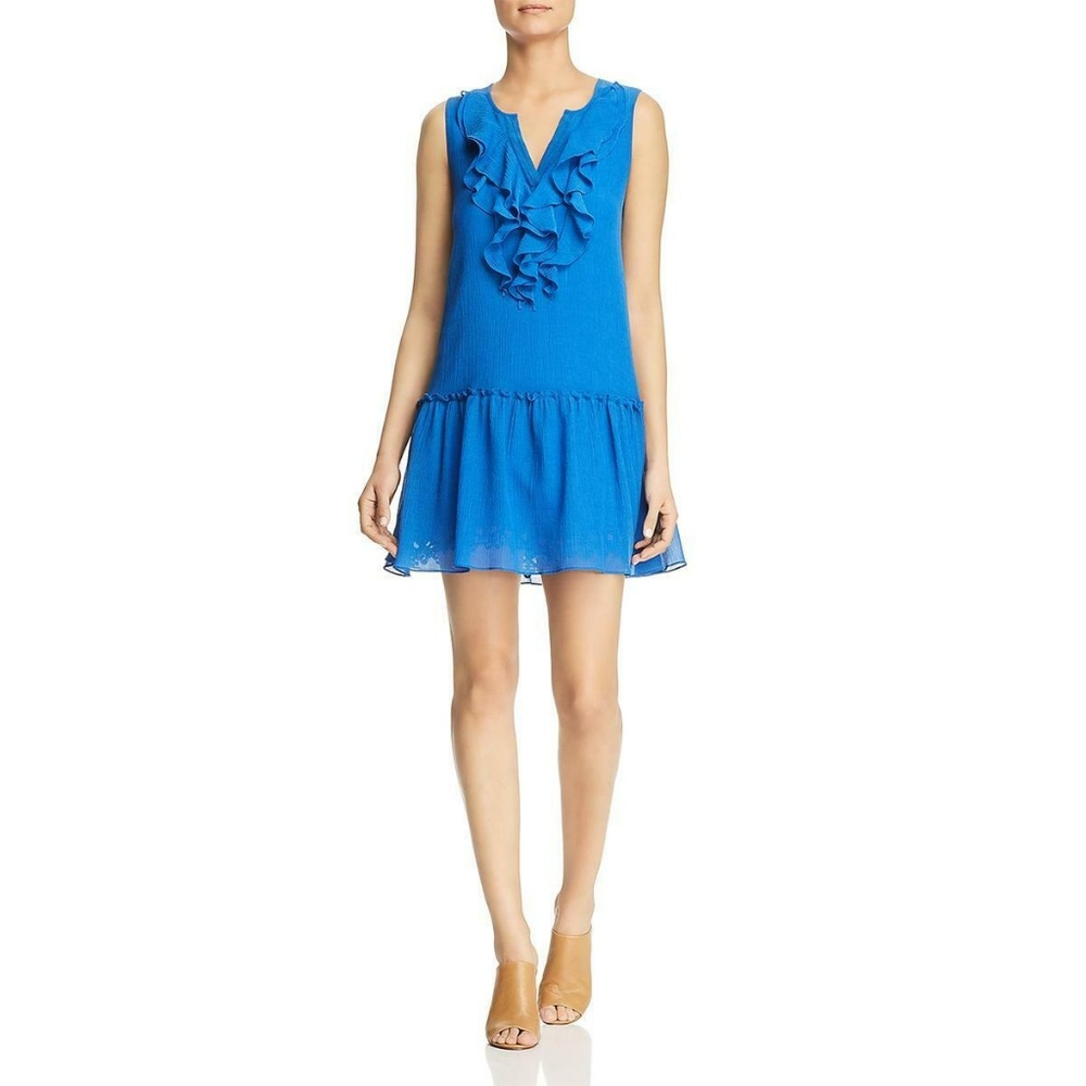 Le Gali  Blue chiffon dress